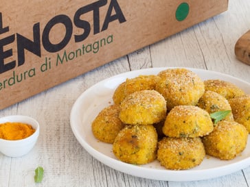 Cauliflower croquettes with curry