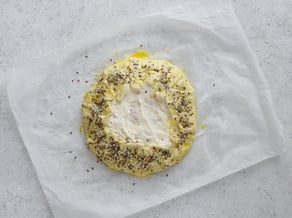 Gallette salata con mele Golden Delicious e speck