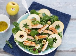 Ensalada de pollo y manzana Golden Delicious