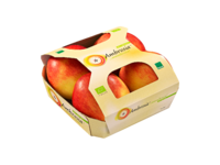 Cardboard fruittainer with top