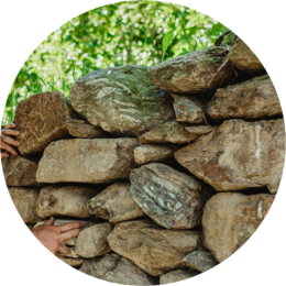 Dry stone walls