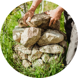 Stone cages