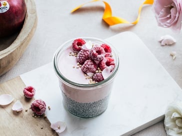 Chia parfait con manzana Gala