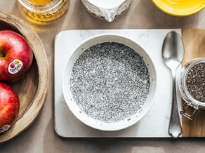 Chia parfait con manzana Gala