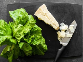 Caesar salad con mele Gala