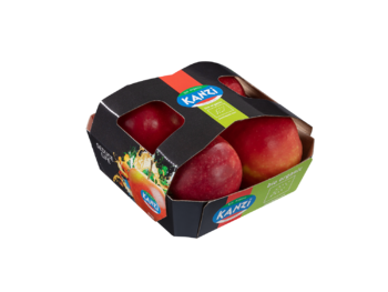 Cardboard fruittainer with top