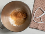 Crumb cake alle mele Golden Delicious