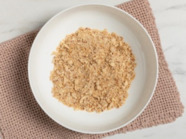 Pastel de crumble de manzanas Golden Delicious