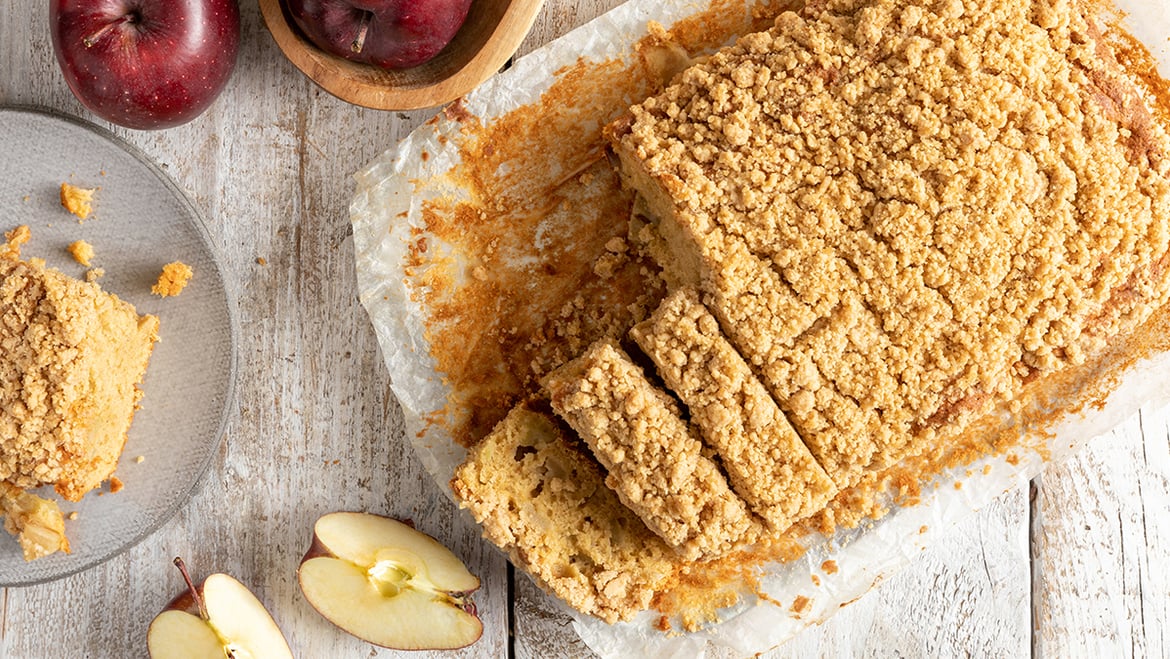 Red Delicious-Kaffee-Kuchen