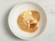 Red Delicious apple coffee cake