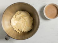 Red Delicious apple coffee cake