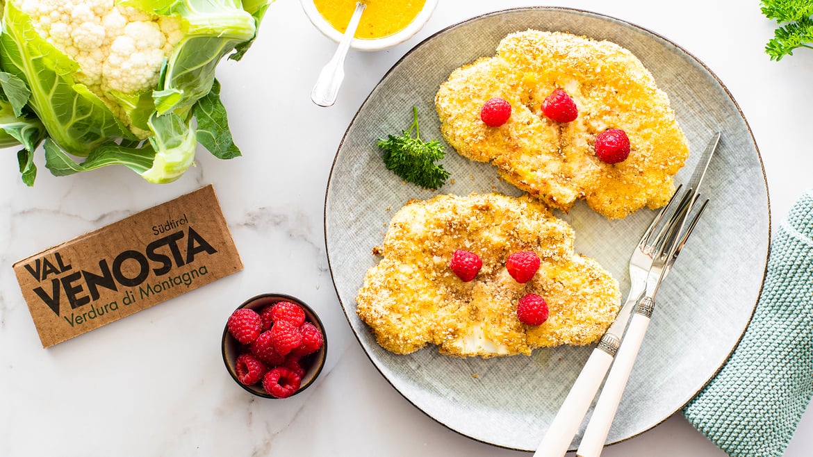 Baked cauliflower steaks