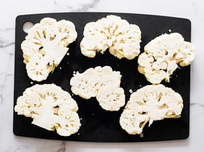 Bistecche di cavolfiore al forno