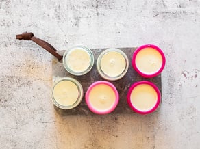 Panna cotta al cocco con ciliegie speziate
