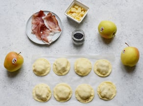 Fagottini salati alle mele Golden Delicious
