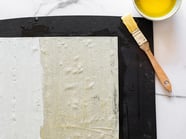 Mini strudel di pasta fillo con mele Gala bio