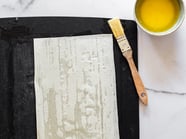 Mini strudel di pasta fillo con mele Gala bio