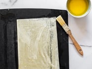 Mini strudel di pasta fillo con mele Gala bio