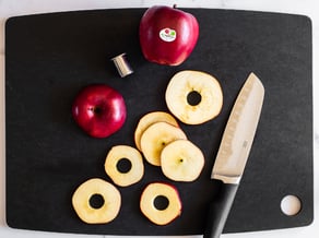 Biscottoni alla cannella con mele Red Delicious bio