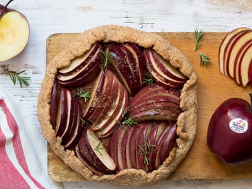 Gallette integrale di mele Red Delicious e rosmarino