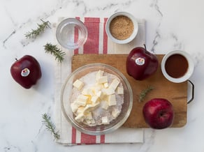 Gallette integrale di mele Red Delicious e rosmarino