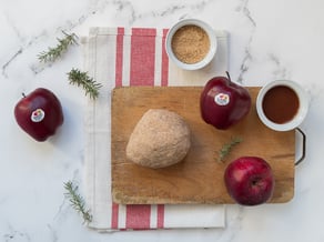 Gallette integrale di mele Red Delicious e rosmarino