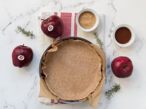 Gallette integrale di mele Red Delicious e rosmarino