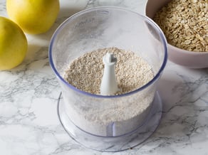 Veganer Golden Delicious-Crumble