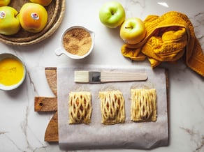 Fagottini di mele Golden Delicious e marmellata