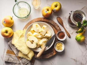 Burro di mele Golden Delicious