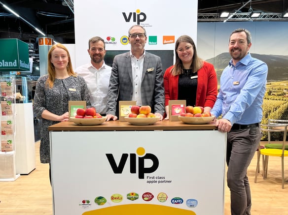 Auf der BioFach bestätigt VIP seine Position als Marktführer für Bio-Äpfel in Europa