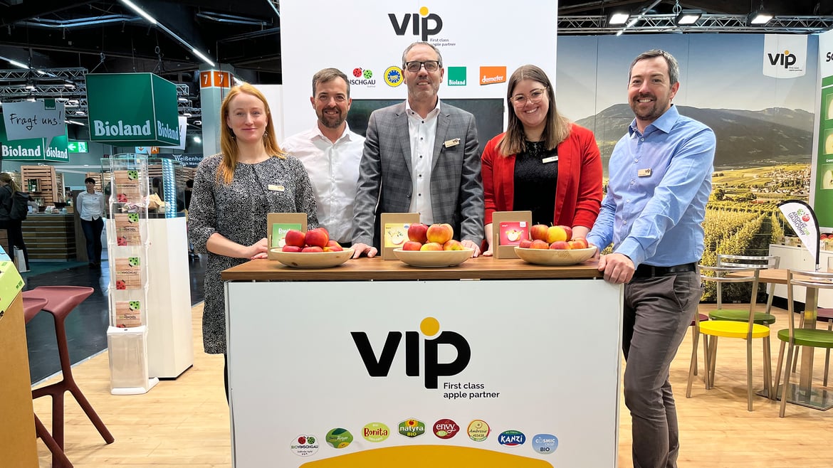 Da Biofach, il Consorzio VIP si riconferma il leader delle mele biologiche in Europa