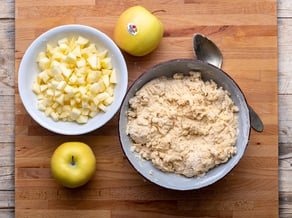 Scones alle mele Golden Delicious e rosmarino