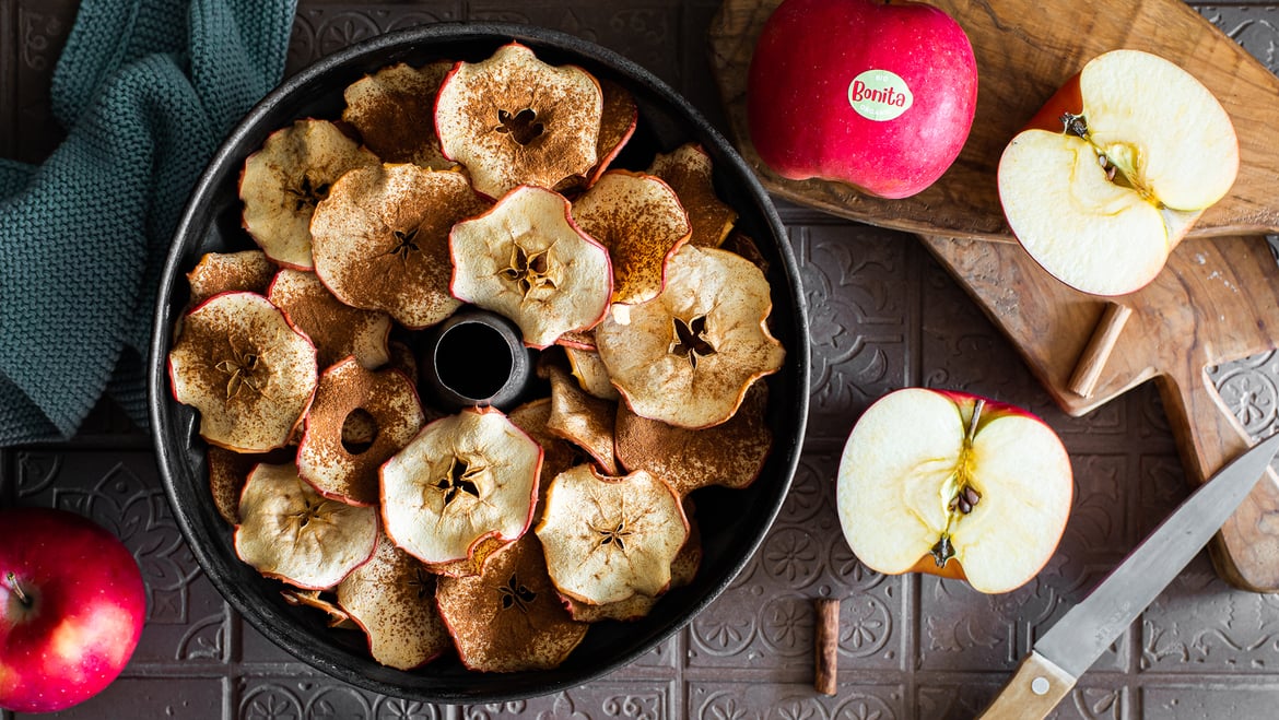 Chips de Manzana Bonita con canela
