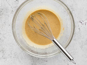 Gebackener Blumenkohl mit Sauerrahmsauce