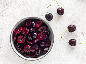 Schmarrn de ricotta con cerezas Val Venosta