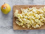 Ravioli di patate ripieni di mele Golden Delicious e formaggio