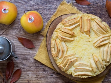 Crostata di riso e mele Golden Delicious