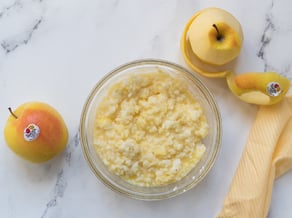 Crostata di riso e mele Golden Delicious