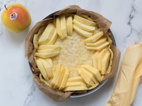 Crostata di riso e mele Golden Delicious