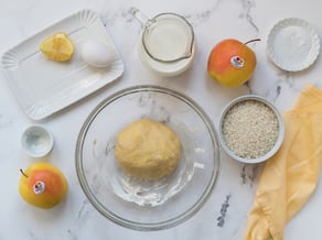 Crostata di riso e mele Golden Delicious