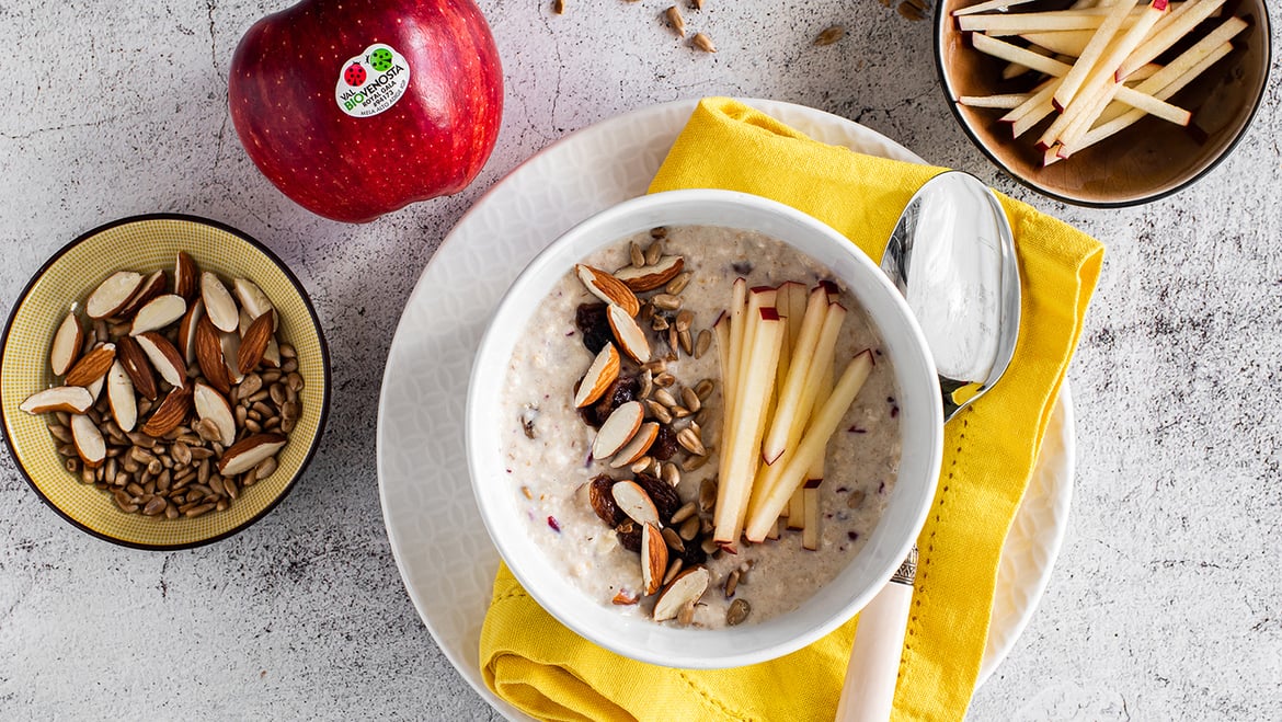 Birchermüesli con mele Gala Bio Val Venosta