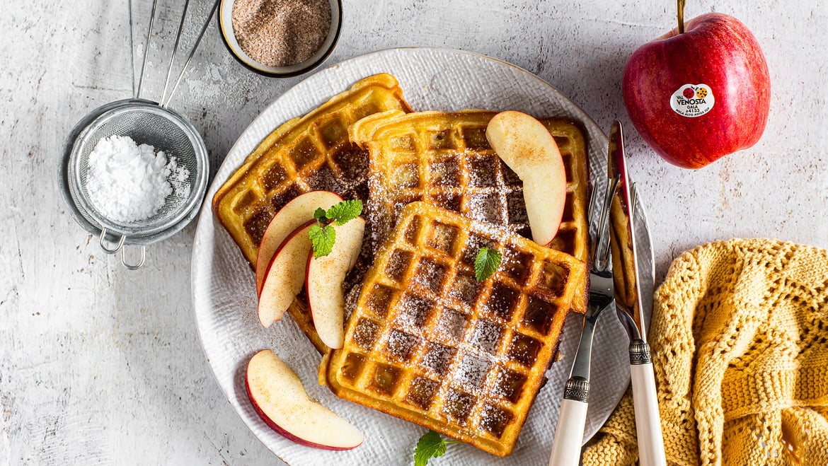 Waffle alle mele Gala Val Venosta