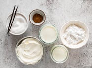 Millefoglie con crema alla vaniglia e mele Red Delicious Bio