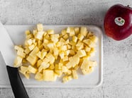 Millefoglie con crema alla vaniglia e mele Red Delicious Bio