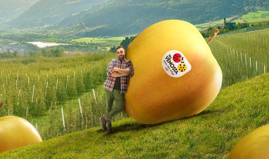 Alpine Apfelregion