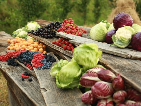Fruit and vegetables from Val Venosta