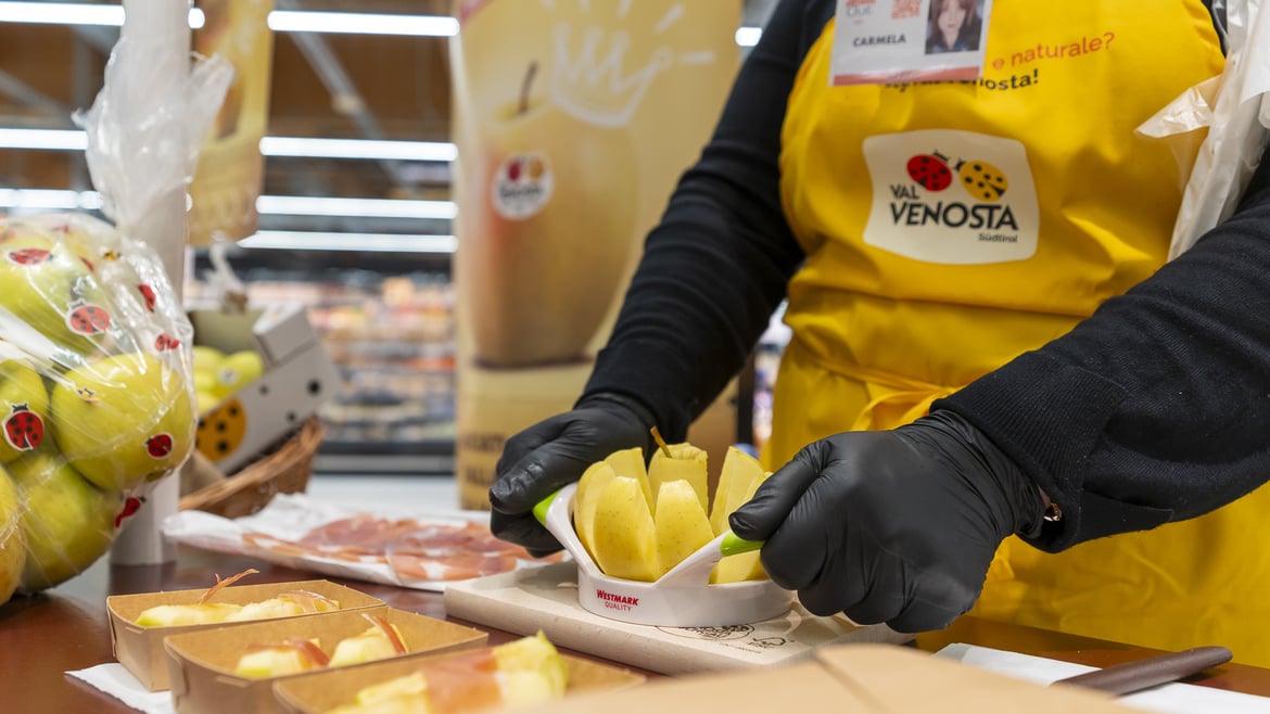 La mela Val Venosta in viaggio attraverso l’Italia: il progetto Applepairing arriva nei punti vendita