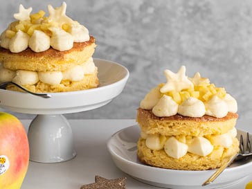 Tortine alle mele Golden Delicious Val Venosta con crema al mascarpone e cioccolato bianco