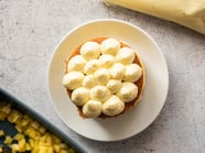 Tartitas de manzana Golden Delicious Val Venosta con crema de mascarpone y chocolate blanco